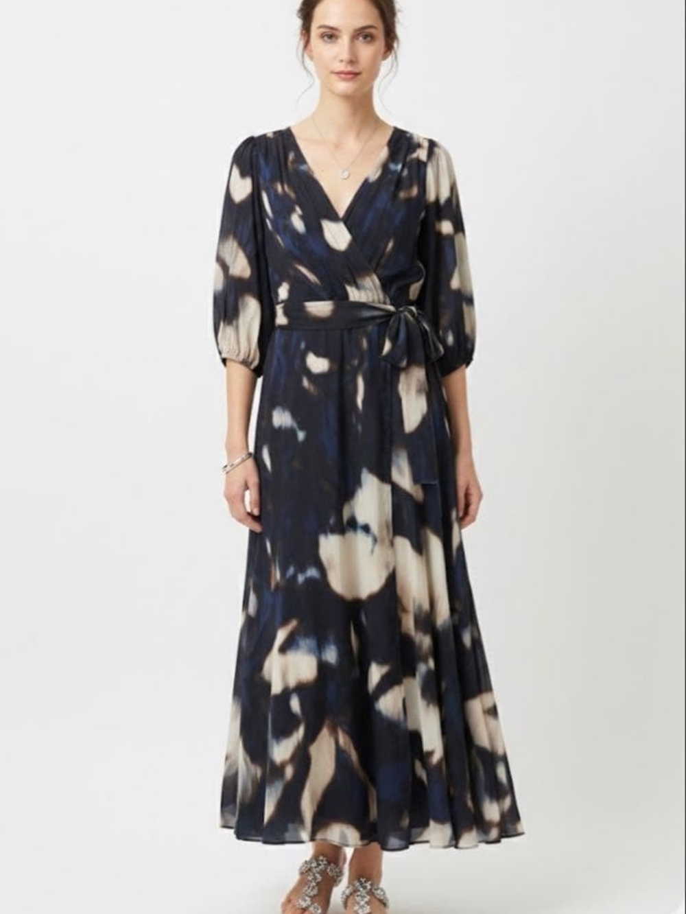 DKNY Flowing Floral Maxi Dress!.